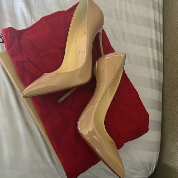 Christian Louboutin Pigalle 120 Patent Calf shoes - Picture 4 of 5